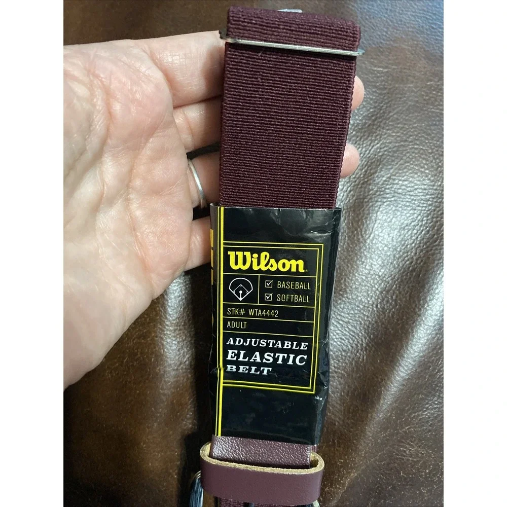 Wilson Adult Baseball/Softball Elastic Belt - Purple. NWT